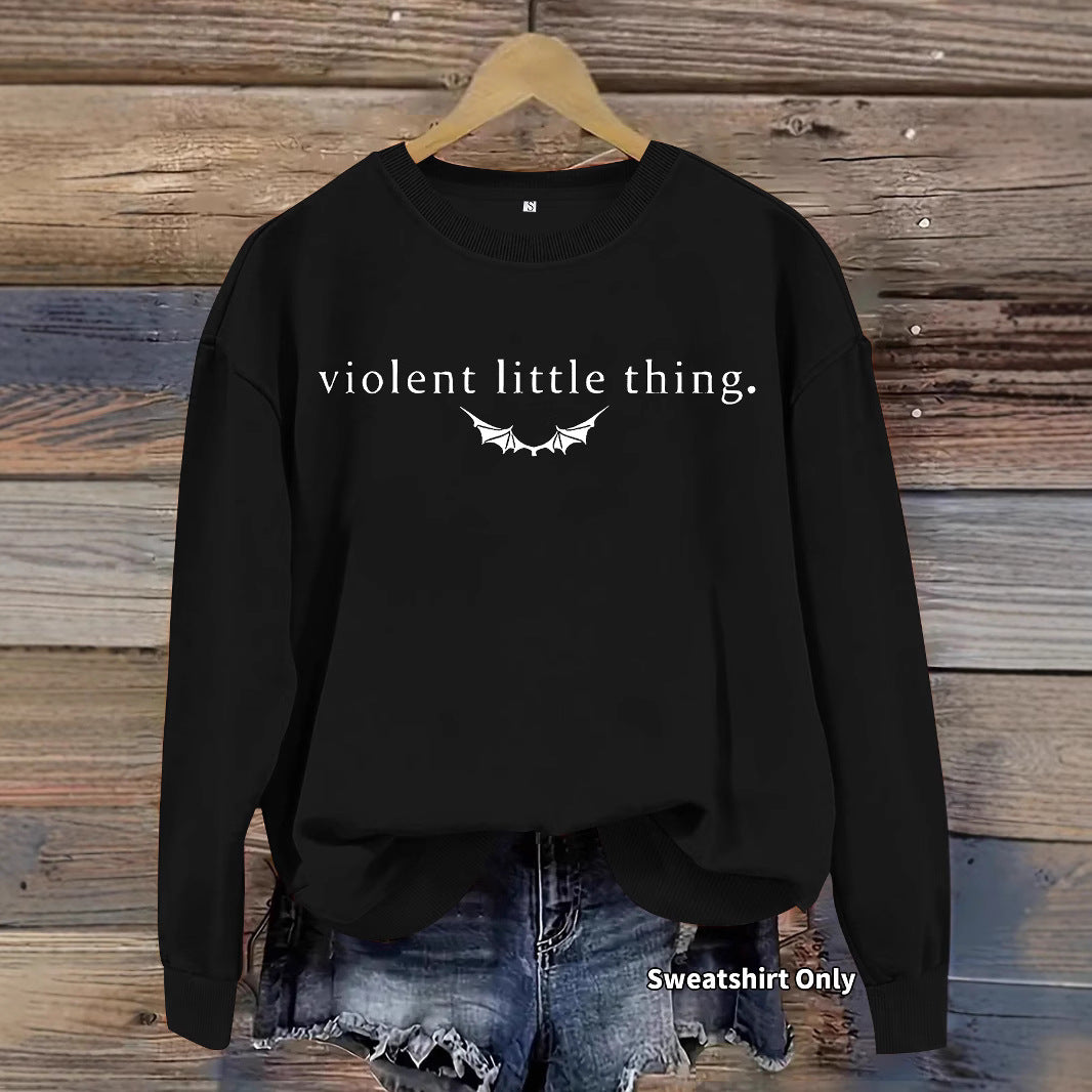 Round neck hoodie for women