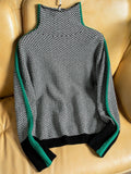Women's Knitted Turtleneck Sweater - New Warm Stylish Slim Pullover for Ladies and Girls