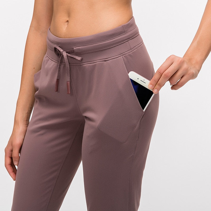 Nepoagym Women’s Workout Jogger Pants with Pockets – Soft Fitness Sweatpants
