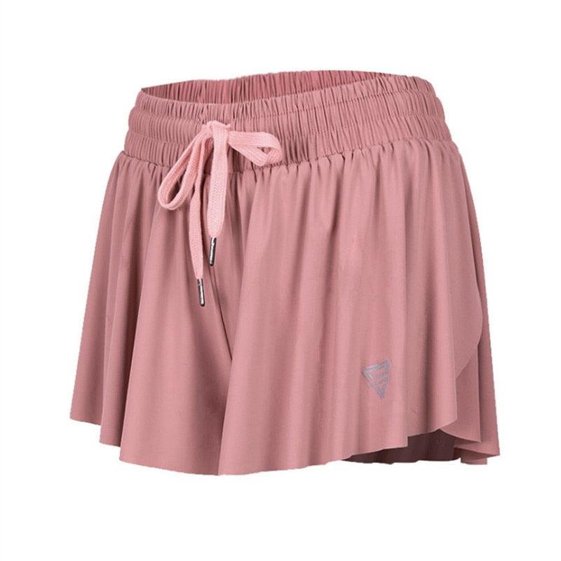 CretKoav Women’s 2-in-1 Quick-Dry Running & Workout Shorts