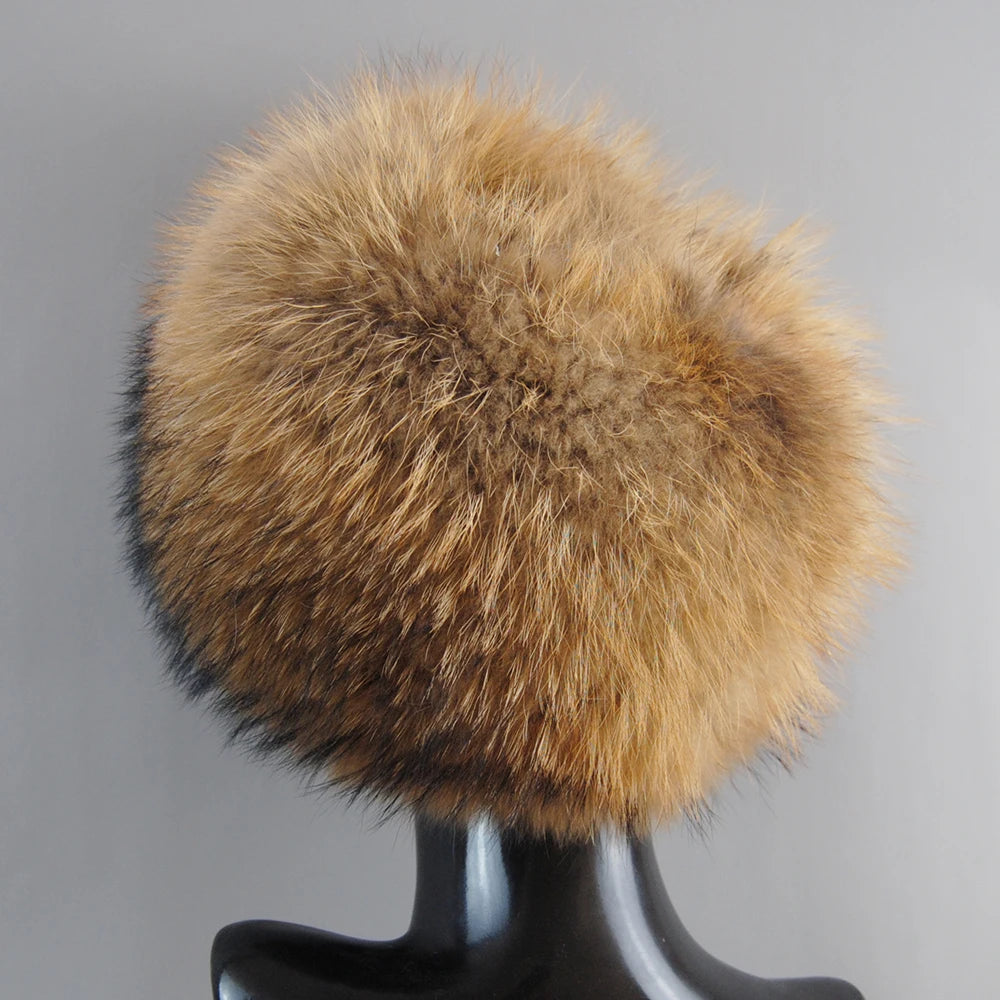 Fox Fur Bomber Hat
