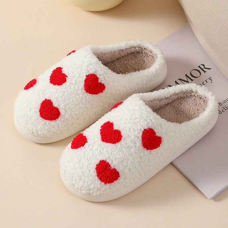 Mao Mao Home Slippers Cartoon Love Style Indoor and Outdoor Warm Cotton Slippers
