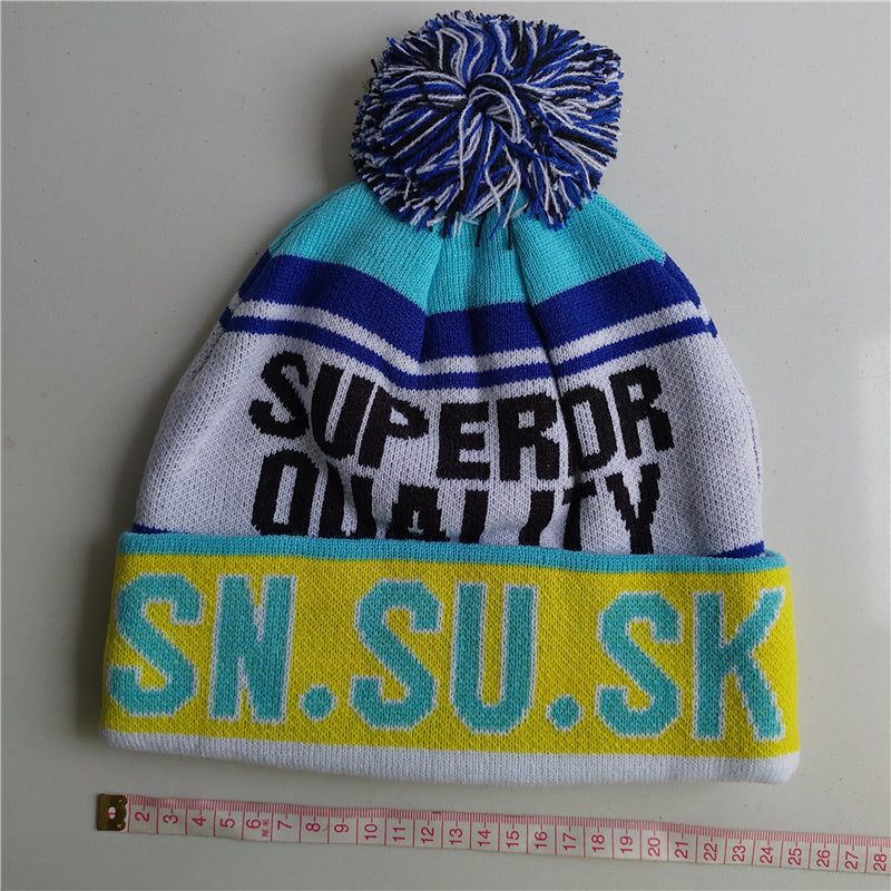 NEW Skiing Hats for Christmas Women Warm Winter Knitting Skating Skull Cap Hat Beanies Turtleneck Caps Ski Cap Snowboard Hat