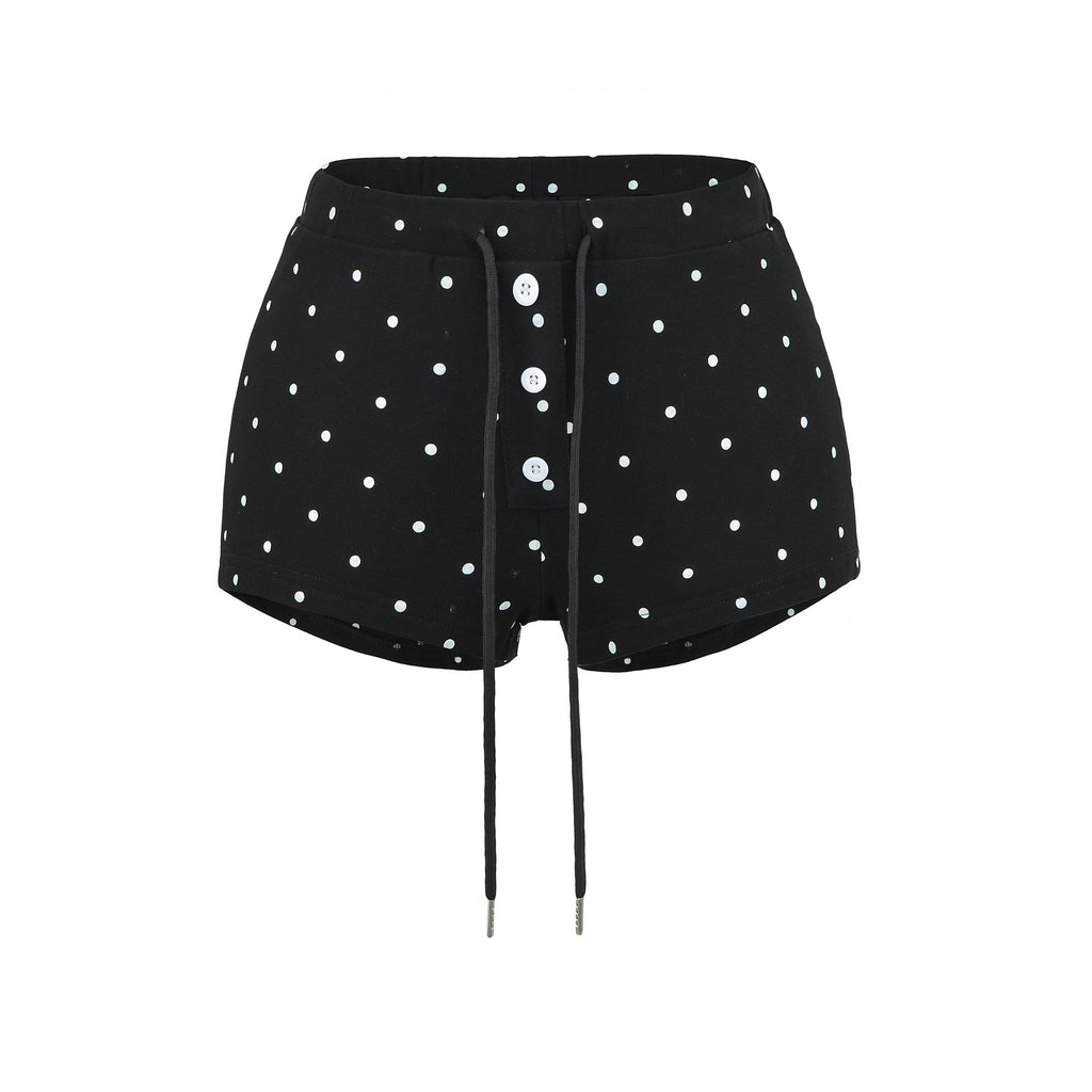 Elastic waist shorts for women
