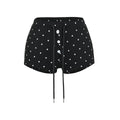 Elastic waist shorts for women