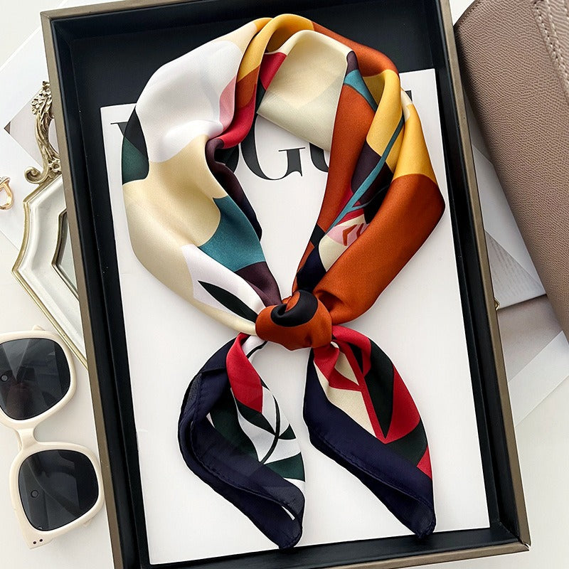Color Block Mini Scarf
