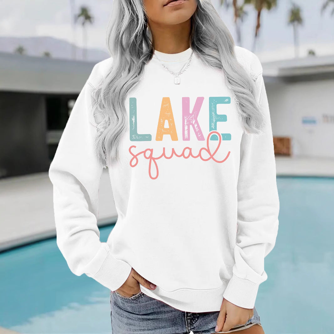 LAKE Printed Hoodie for Women