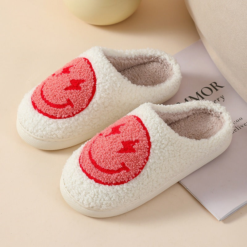 Mao Mao Home Slippers Cartoon Love Style Indoor and Outdoor Warm Cotton Slippers