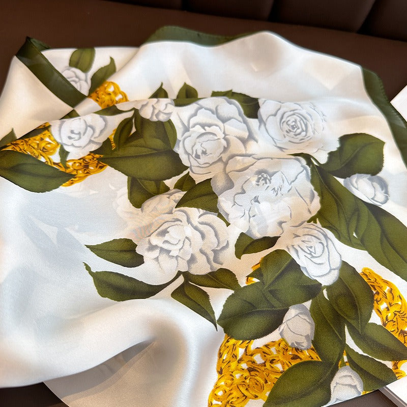 Versatile decoration for autumn and winter warmth scarves  printed headbands