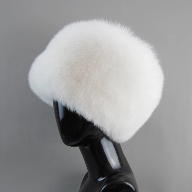 Fox Fur Bomber Hat