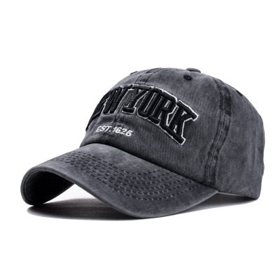 Cotton baseball cap hat for women men vintage dad hat NEW YORK embroidery letter outdoor sports caps