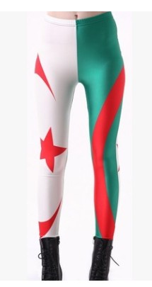 Women’s US Flag Pentagram Print Push-Up Workout Leggings