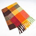 Winter Plaid Cashmere Scarf Fashion Shawl Colored Checked Scarves Warm