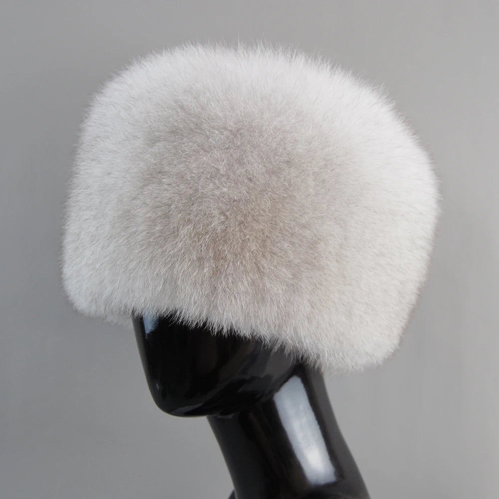 Fox Fur Bomber Hat