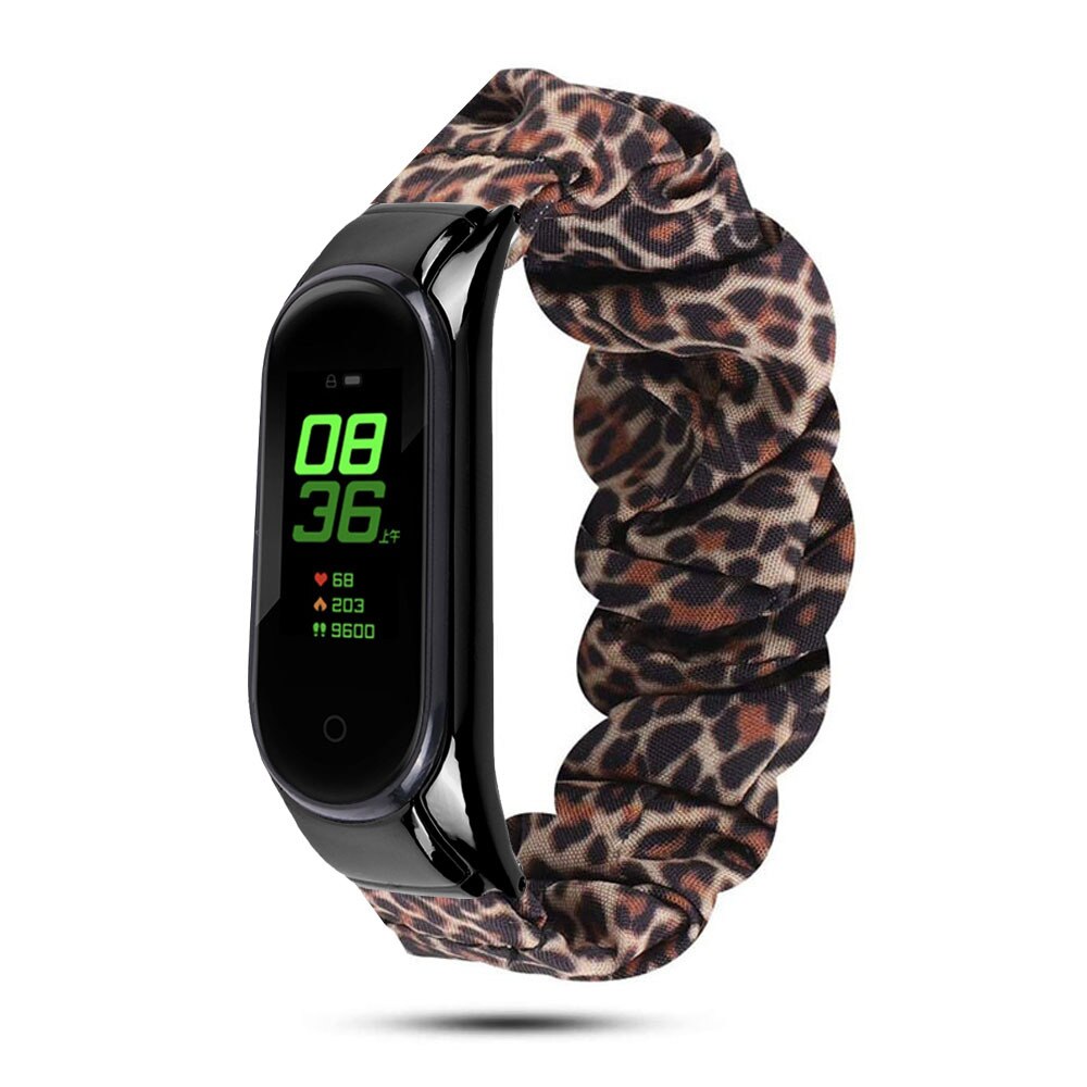 Scrunchies Elastic Strap for Xiaomi Mi band 5 4 3 replaceable Bracelet Mi Band 4 correa Wristband Breathable straps for miband 5