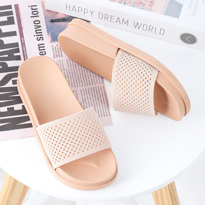 New Roman Sandals Women's Summer Outdoor Slippers Women Wear Flat Bottom With Thick Bottom Slippers