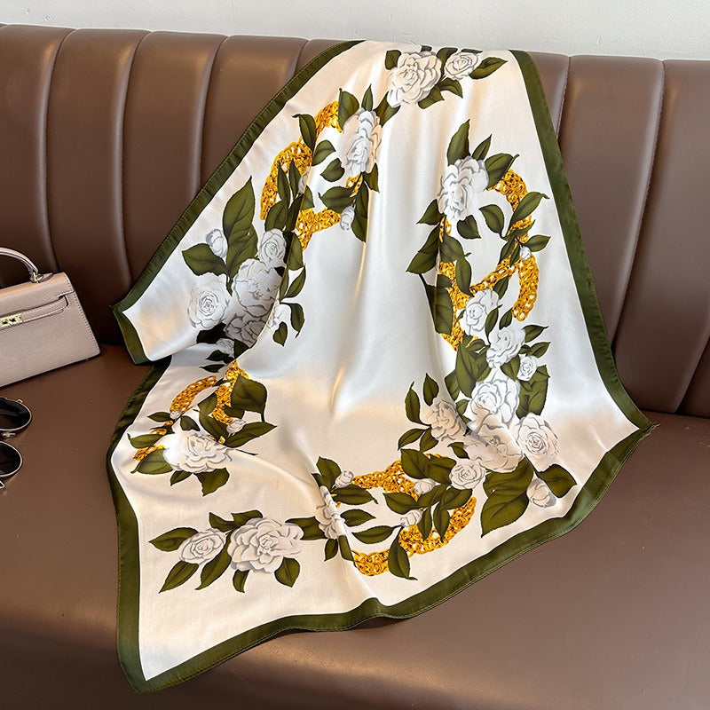 Versatile decoration for autumn and winter warmth scarves  printed headbands