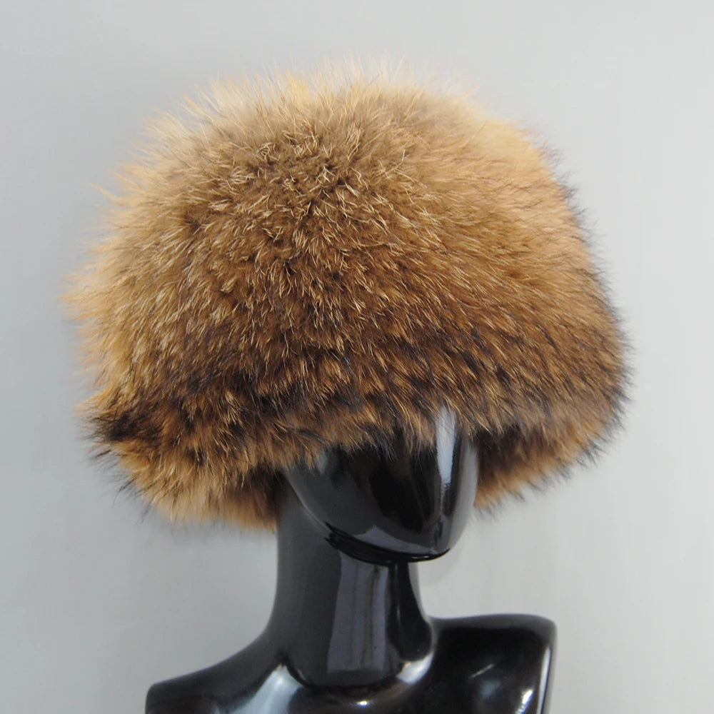 Fox Fur Bomber Hat