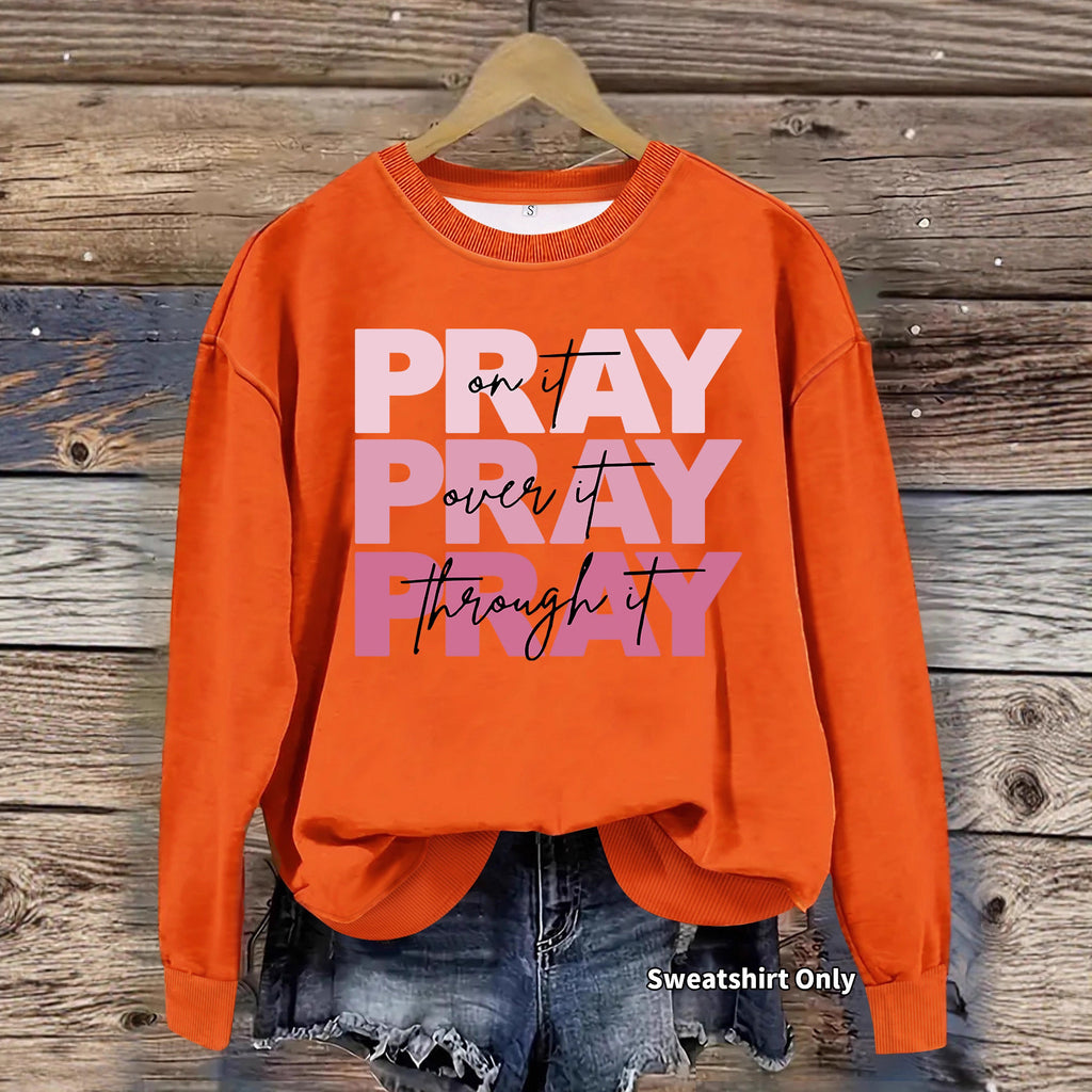 Round neck hoodie for women