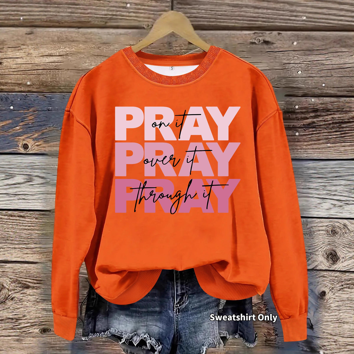 Round neck hoodie for women
