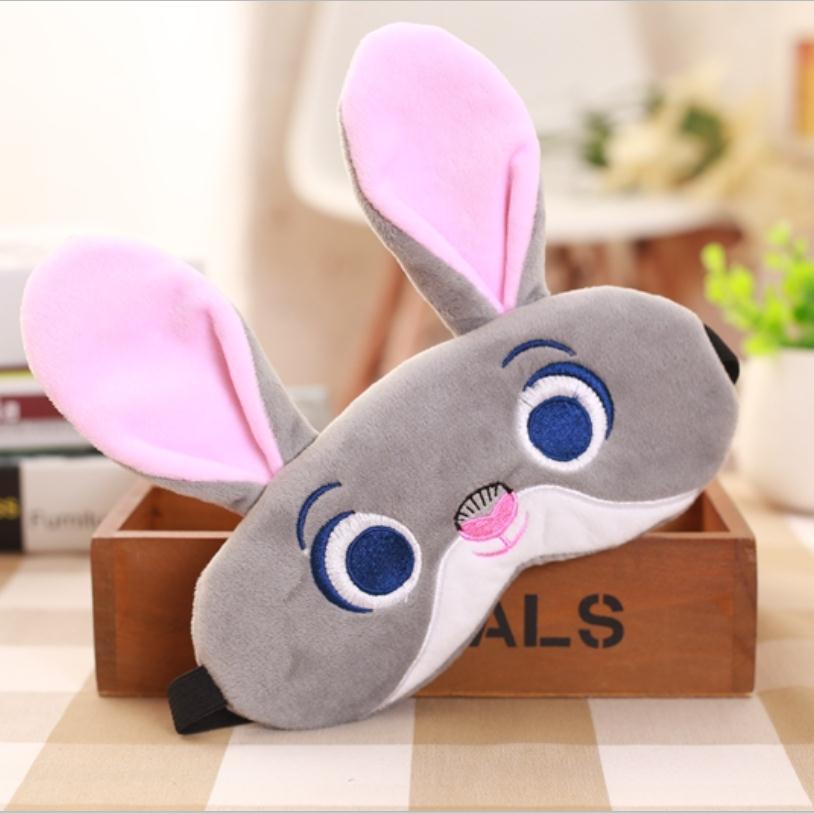 1p bunny / Totoro / fox / lazy sleep mask for holiday travel, relaxation, sleep aid, blindfold, ice cover, eye patch, sleeping mask cover