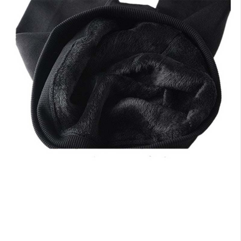 Warm Women's Plus-Size Velvet High-Waist Winter Leggings