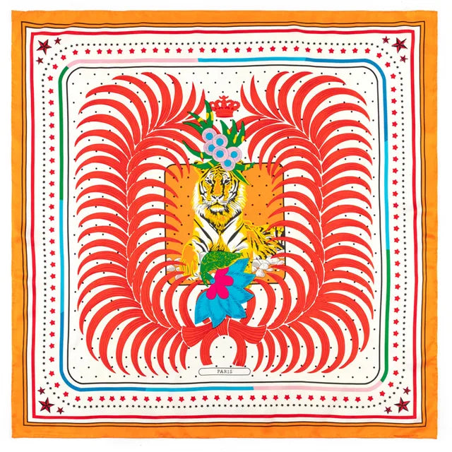 Manual Hand Rolled Twill Silk Scarf