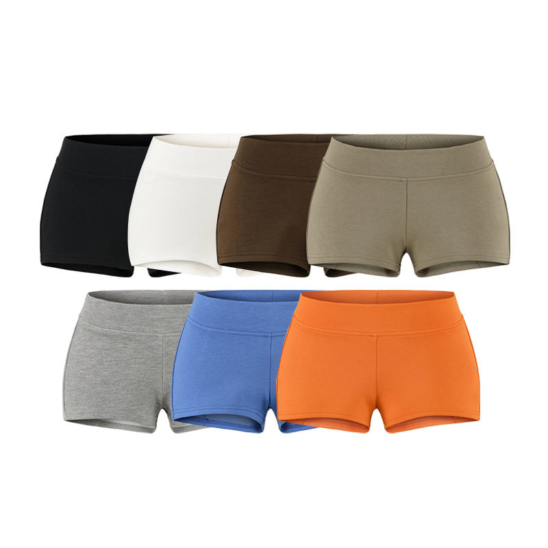 Women's elastic waist shorts