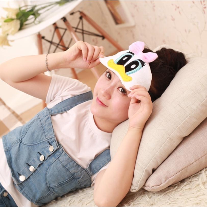1p bunny / Totoro / fox / lazy sleep mask for holiday travel, relaxation, sleep aid, blindfold, ice cover, eye patch, sleeping mask cover