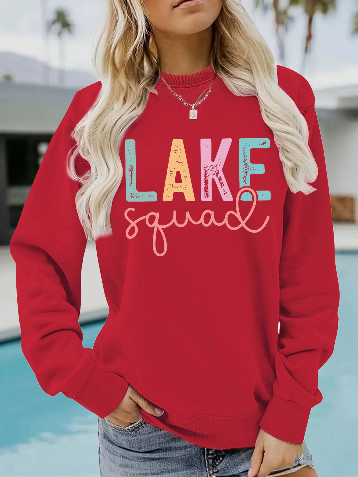 LAKE Printed Hoodie for Women