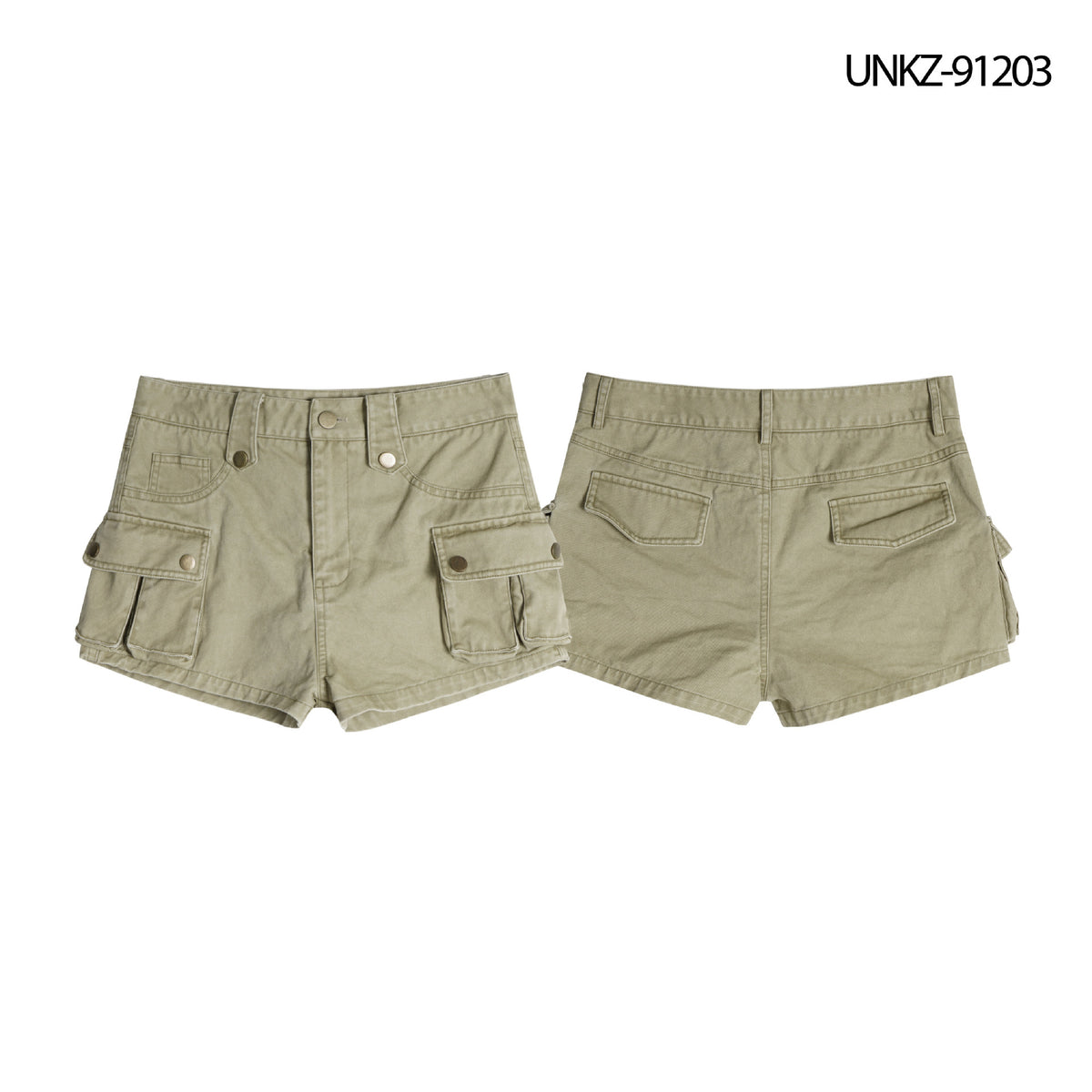 Hot girl workwear denim shorts for women