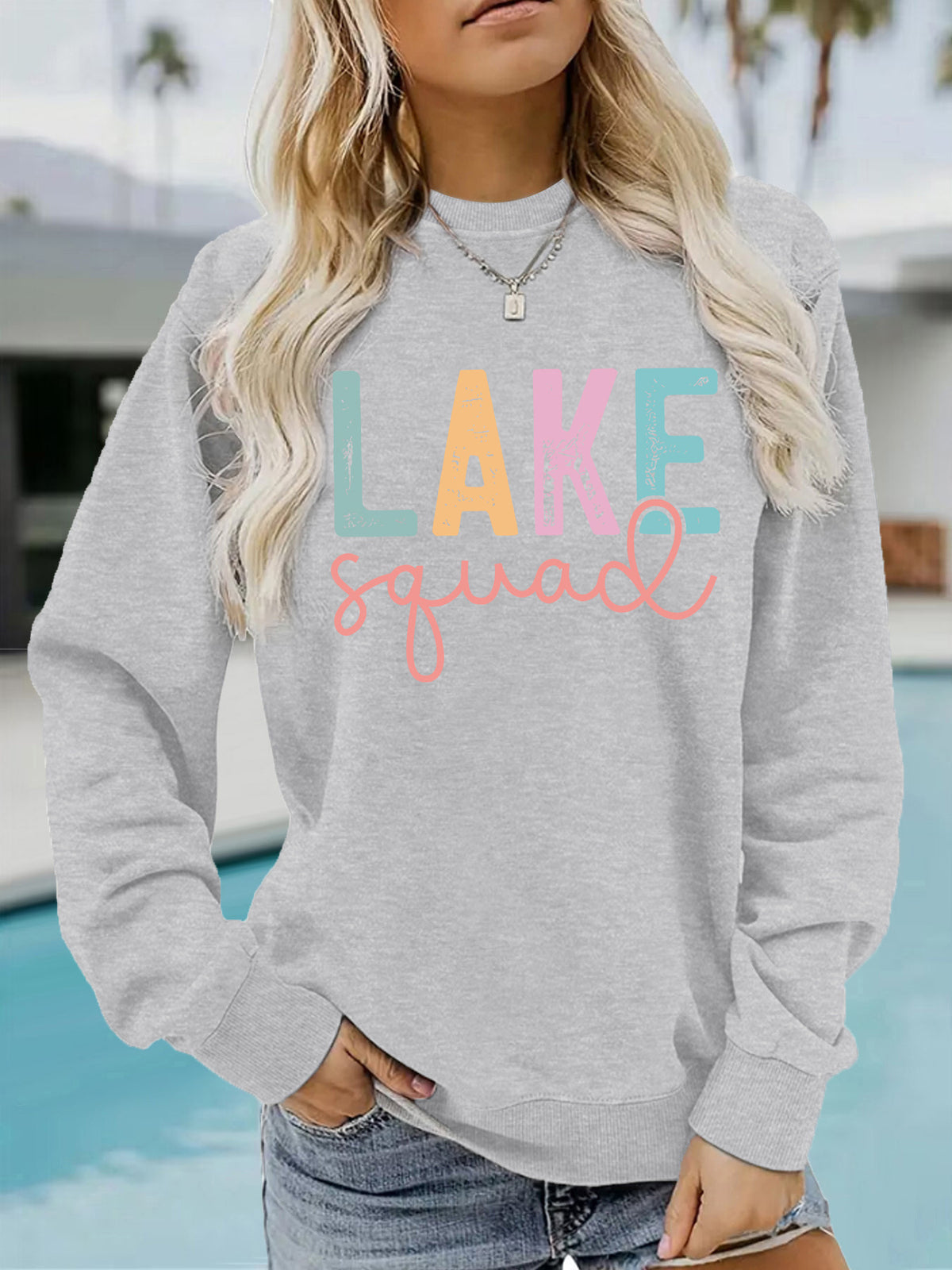 LAKE Printed Hoodie for Women