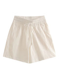 Loose Shorts for Women Lightweight Casual Wide-Leg Shorts Outdoor Sport Shorts
