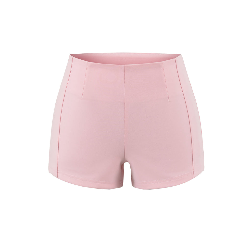 Women's elastic-waist shorts