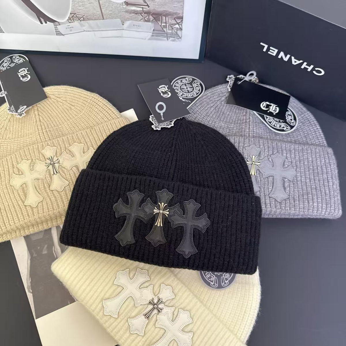 Cross Knit Beanie