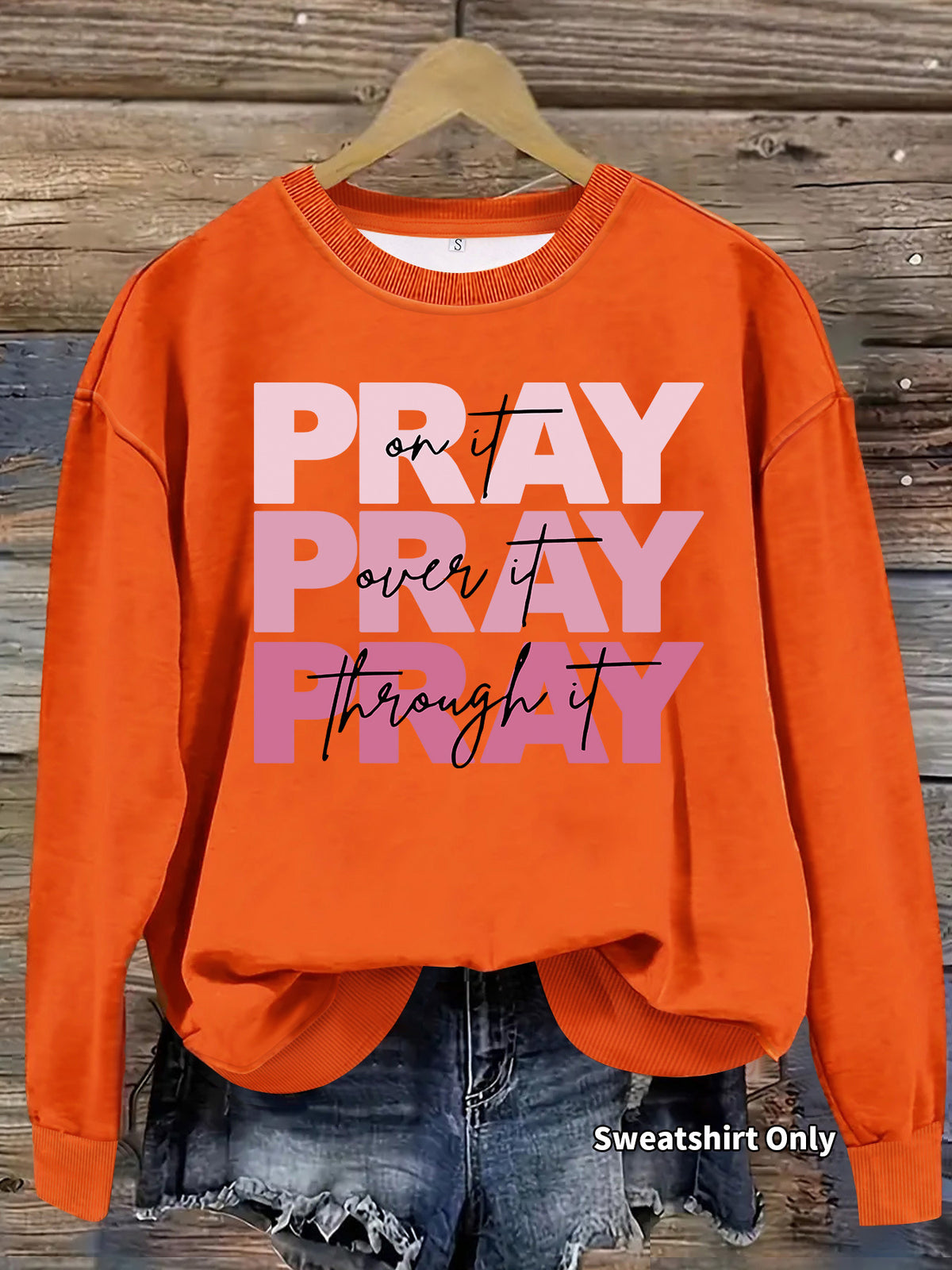 Round neck hoodie for women