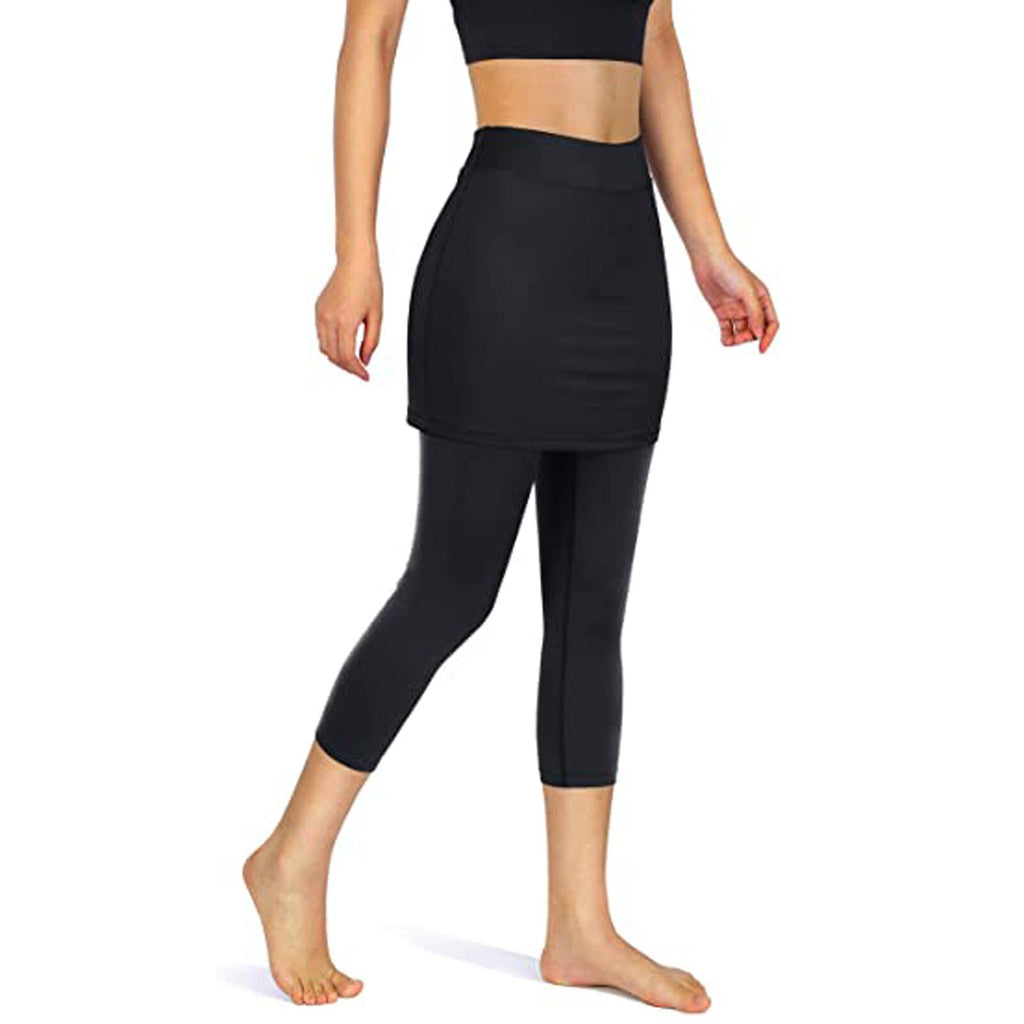 Tennis Skirted Women High Waist Leggings Pockets Elastic Sports Fitness Legging High Waist Jogging Pants Leggings Sportswear