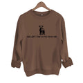 Animal round neck hoodie for women