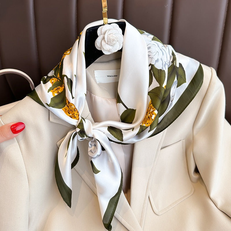 Versatile decoration for autumn and winter warmth scarves  printed headbands