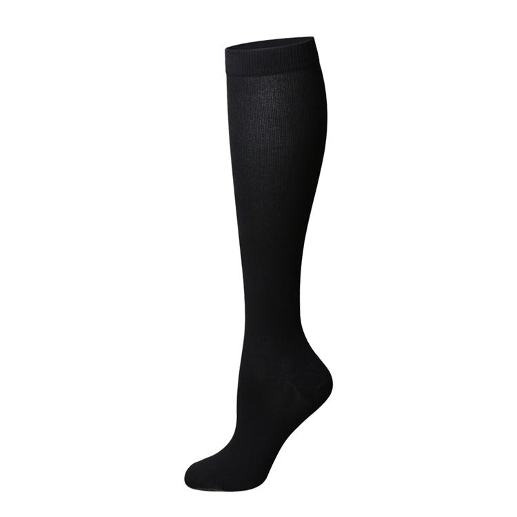 Solid color mid-calf compression socks jump rope sports socks student pressure socks