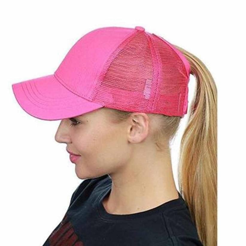 Summer Women  Mesh Cap Ponytail Baseball Caps Fashion Snapback Caps For Women&Man Sport Hat