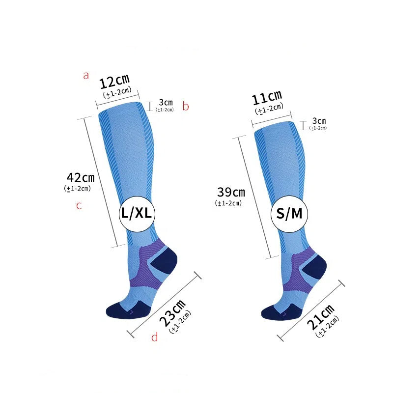 Sports compression socks, skipping rope, outdoor cycling elastic socks, fitness running calf socks, secondary pressure socks
