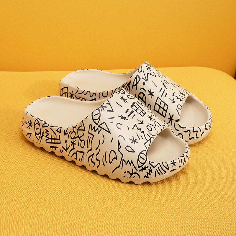 Summer Slippers Flat Shoes Student Flip Flops Slippers Couple Flip Flops