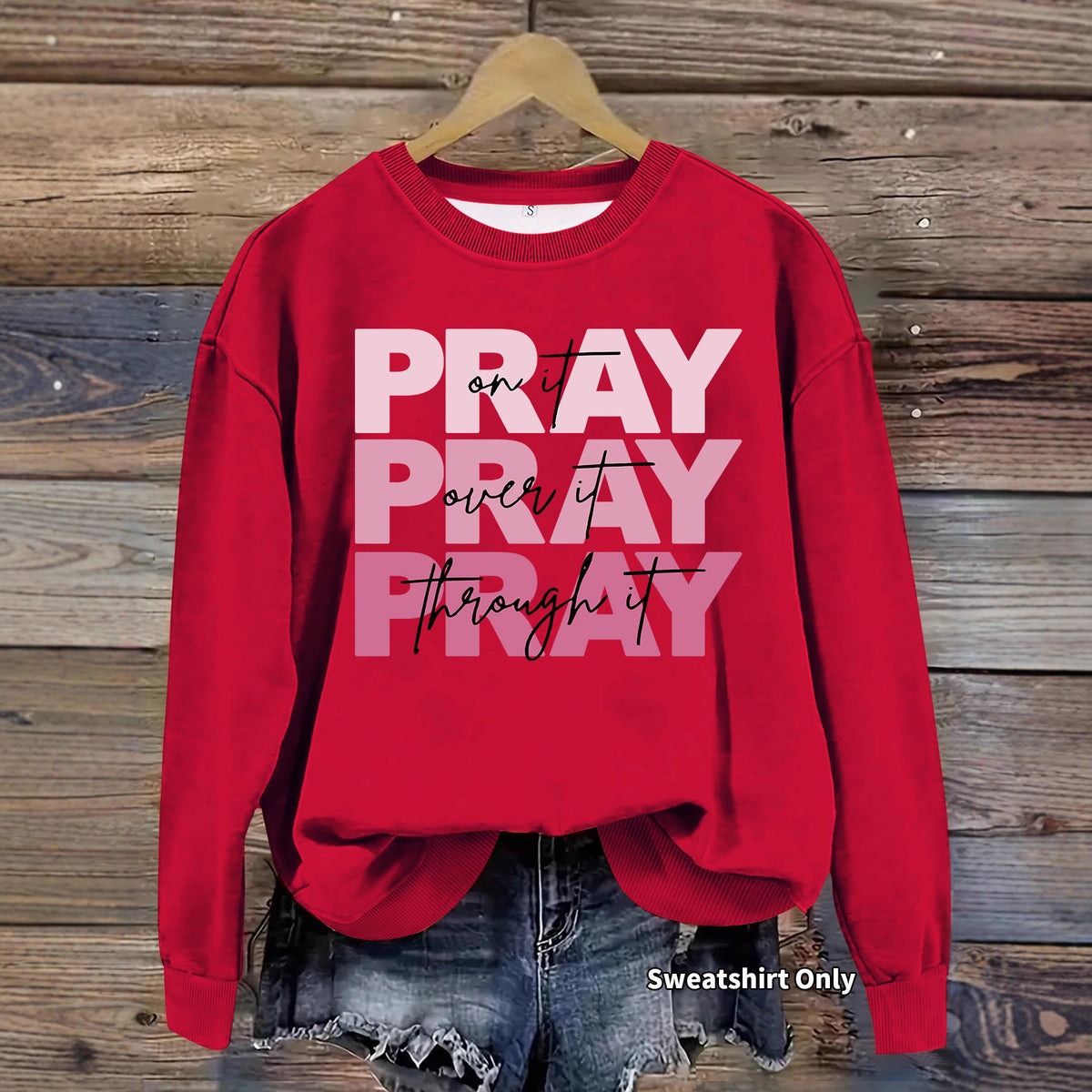 Round neck hoodie for women