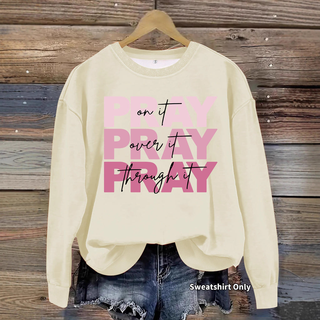 Round neck hoodie for women