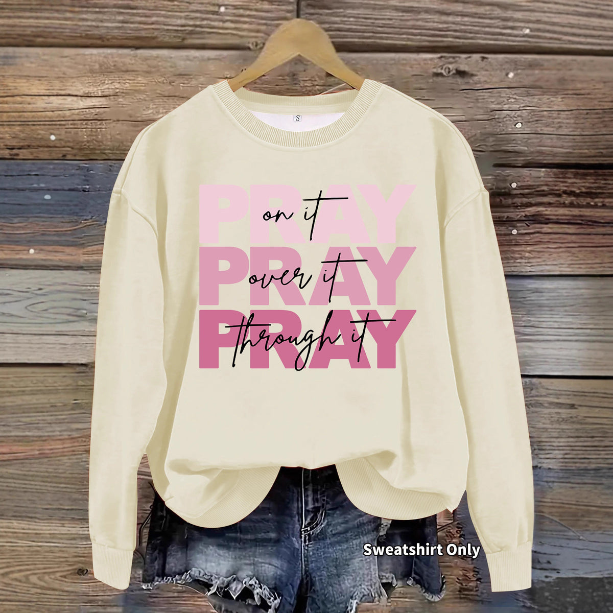 Round neck hoodie for women