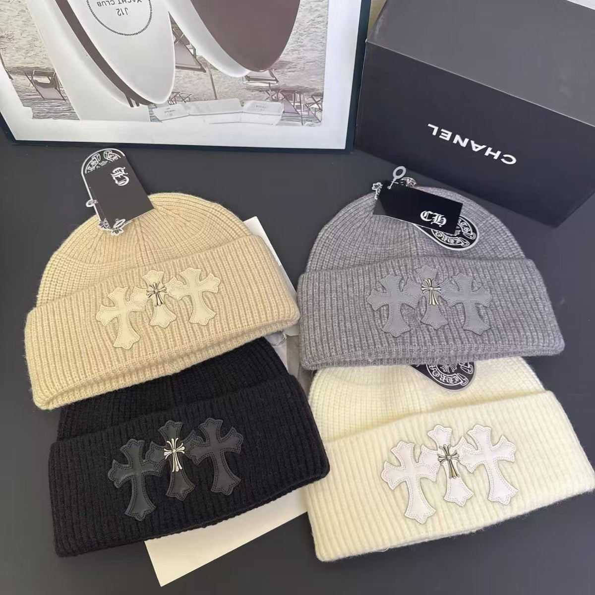Cross Knit Beanie