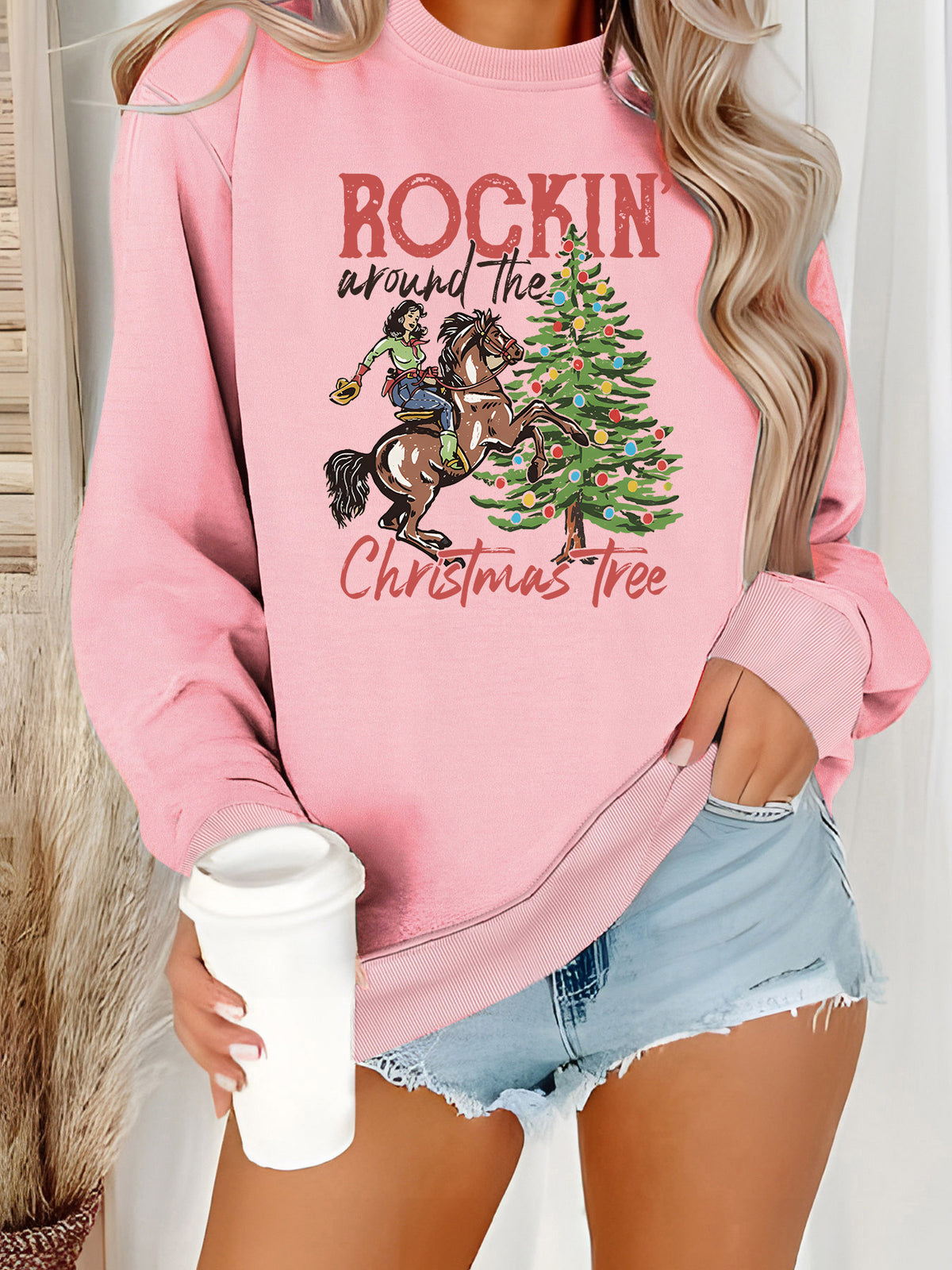 Bottom long sleeved hoodie for women
