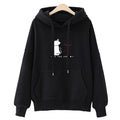 Streetwear Hoodies Women Sweatshirt Autumn Long Sleeve Hoodies Harajuku Hoodie Cute Cat Print Sweatshirt for Women