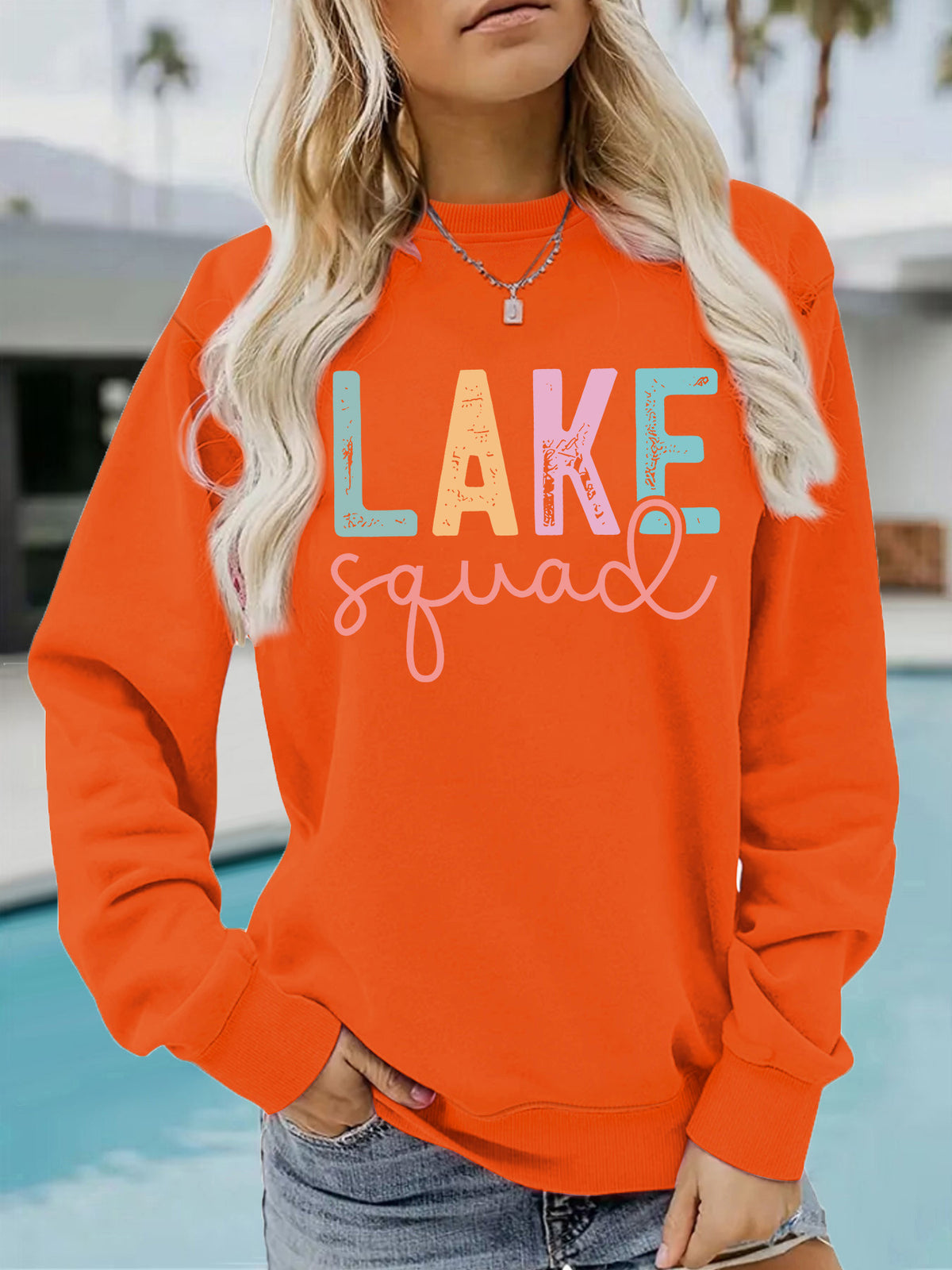 LAKE Printed Hoodie for Women